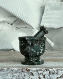 Verde Noir Mortar & Pestle by Sand & Stone, Dubai