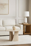 The Vertice Side Table by Sand & Stone, Dubai